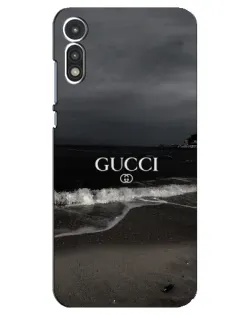 Чехол для Motorola MOTO E 2020 с картинкой «Gucci — морской прибой»