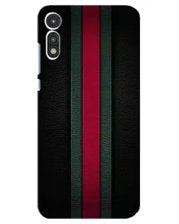 Чехол для Motorola MOTO E 2020 с картинкой «Gucci — неоновая линия»