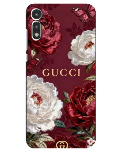 Чехол для Motorola MOTO E 2020 с картинкой «Gucci — бордовые розы» Чехол для Motorola MOTO E 2020 с картинкой «Gucci — бордовые розы»