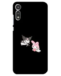 Чохол для Motorola MOTO E 2020 з картинкою «My Melody та Kuromi» Чохол для Motorola MOTO E 2020 з картинкою «My Melody та Kuromi»