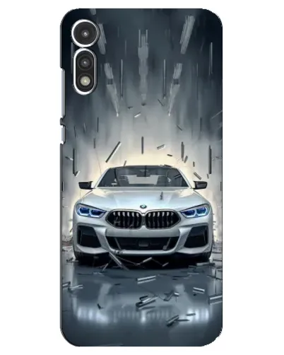 Чехол для Motorola MOTO E 2020 с картинкой «BMW в свете фар»