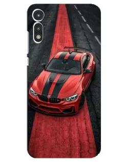 Чехол для Motorola MOTO E 2020 с картинкой «BMW на красной дорожке»