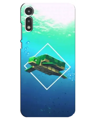 Чехол для Motorola MOTO E 2020 с картинкой «Черепаха Minecraft» Чехол для Motorola MOTO E 2020 с картинкой «Черепаха Minecraft»