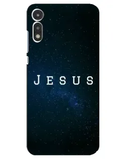 Чехол для Motorola MOTO E 2020 с картинкой «Звездное небо Jesus»