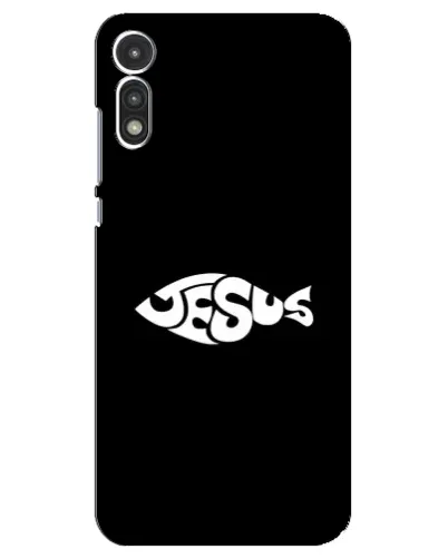 Чехол для Motorola MOTO E 2020 с картинкой «Рыба Jesus» Чехол для Motorola MOTO E 2020 с картинкой «Рыба Jesus»