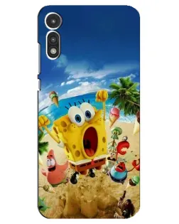 Чехол для Motorola MOTO E 2020 с картинкой «Развлечения на пляже»