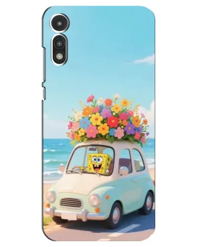 Чехол для Motorola MOTO E 2020 с картинкой «Автомобильное путешествие»