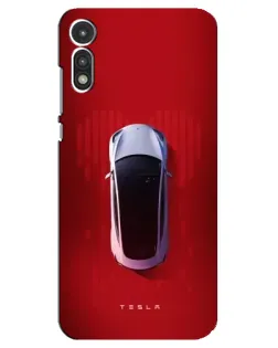 Чохол для Motorola MOTO E 2020 з картинкою «Tesla Top View» Чохол для Motorola MOTO E 2020 з картинкою «Tesla Top View»