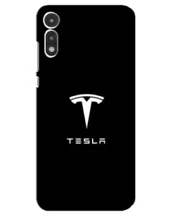 Чехол для Motorola MOTO E 2020 с картинкой «Tesla White Logo» Чехол для Motorola MOTO E 2020 с картинкой «Tesla White Logo»