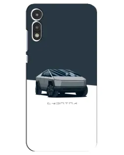 Чехол для Motorola MOTO E 2020 с картинкой «Серебристый Cybertruck Tesla» Чехол для Motorola MOTO E 2020 с картинкой «Серебристый Cybertruck Tesla»