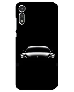 Чехол для Motorola MOTO E 2020 с картинкой «Фары Tesla Night» Чехол для Motorola MOTO E 2020 с картинкой «Фары Tesla Night»