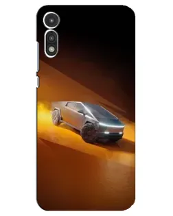 Чехол для Motorola MOTO E 2020 с картинкой «Cybertruck в пустыне» Чехол для Motorola MOTO E 2020 с картинкой «Cybertruck в пустыне»