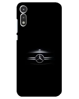 Чехол для Motorola MOTO E 2020 с картинкой «Mercedes — абстрактные линии»