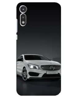 Чехол для Motorola MOTO E 2020 с картинкой «Mercedes AMG GT Silver»