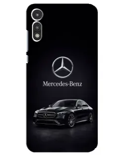 Чехол для Motorola MOTO E 2020 с картинкой «Mercedes — решетка радиатора»