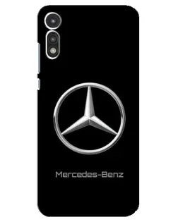 Чехол для Motorola MOTO E 2020 с картинкой «Mercedes Silver Logo»