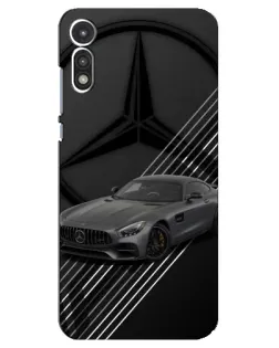 Чехол для Motorola MOTO E 2020 с картинкой «Mercedes AMG — графика»