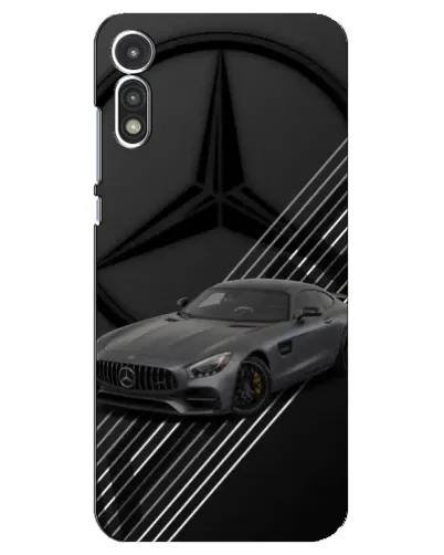 Чехол для Motorola MOTO E 2020 с картинкой «Mercedes AMG — графика»