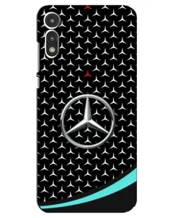 Чехол для Motorola MOTO E 2020 с картинкой «Mercedes — бирюзовый акцент»