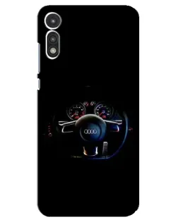 Чохол для Motorola MOTO E 2020 з картинкою «Салон Audi — кермо» Чохол для Motorola MOTO E 2020 з картинкою «Салон Audi — кермо»