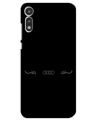 Чехол для Motorola MOTO E 2020 с картинкой «Audi — световой подпись»