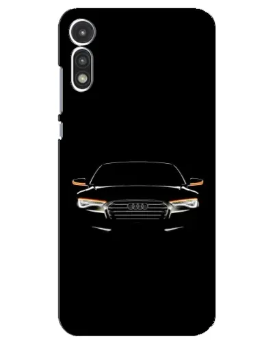 Чехол для Motorola MOTO E 2020 с картинкой «Audi — ночной контур»