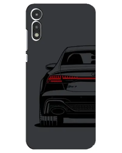 Чехол для Motorola MOTO E 2020 с картинкой «Задняя часть Audi — арт»