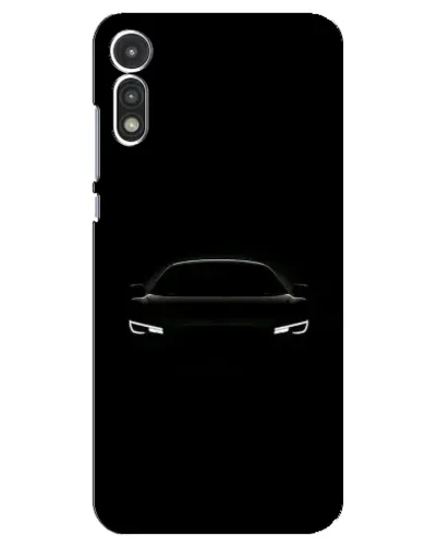 Чехол для Motorola MOTO E 2020 с картинкой «Взгляд Audi в темноте»
