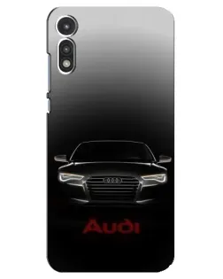 Чохол для Motorola MOTO E 2020 з картинкою «Audi — градієнтний контур» Чохол для Motorola MOTO E 2020 з картинкою «Audi — градієнтний контур»