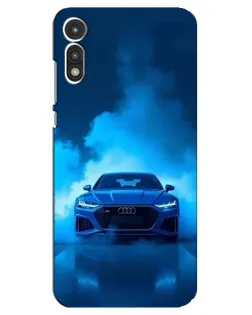 Чохол для Motorola MOTO E 2020 з картинкою «Audi — блакитна енергія» Чохол для Motorola MOTO E 2020 з картинкою «Audi — блакитна енергія»