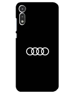 Чохол для Motorola MOTO E 2020 з картинкою «Audi White Logo» Чохол для Motorola MOTO E 2020 з картинкою «Audi White Logo»