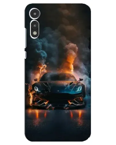 Чехол для Motorola MOTO E 2020 с картинкой «Lamborghini дымная эстетика» Чехол для Motorola MOTO E 2020 с картинкой «Lamborghini дымная эстетика»