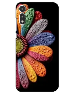 Чохол для Motorola MOTO E 2020 з картинкою «Райдужна квітка» Чохол для Motorola MOTO E 2020 з картинкою «Райдужна квітка»