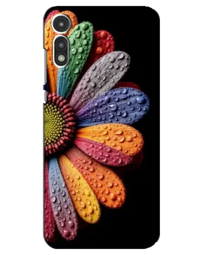 Чохол для Motorola MOTO E 2020 з картинкою «Райдужна квітка» Чохол для Motorola MOTO E 2020 з картинкою «Райдужна квітка»