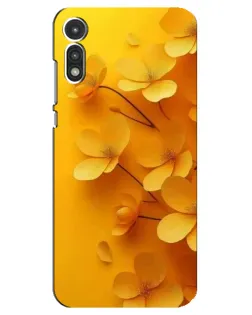 Чохол для Motorola MOTO E 2020 з картинкою «Золоті пелюстки» Чохол для Motorola MOTO E 2020 з картинкою «Золоті пелюстки»