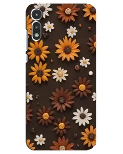 Чохол для Motorola MOTO E 2020 з картинкою «Візерунок з маленьких соняшників» Чохол для Motorola MOTO E 2020 з картинкою «Візерунок з маленьких соняшників»