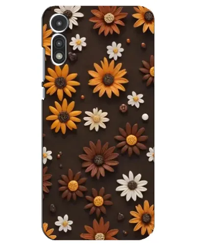 Чохол для Motorola MOTO E 2020 з картинкою «Візерунок з маленьких соняшників» Чохол для Motorola MOTO E 2020 з картинкою «Візерунок з маленьких соняшників»