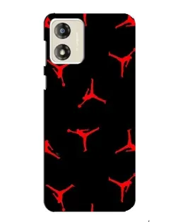 Чехол для Motorola MOTO E13 с картинкой «Jordan Red Pattern» Чехол для Motorola MOTO E13 с картинкой «Jordan Red Pattern»
