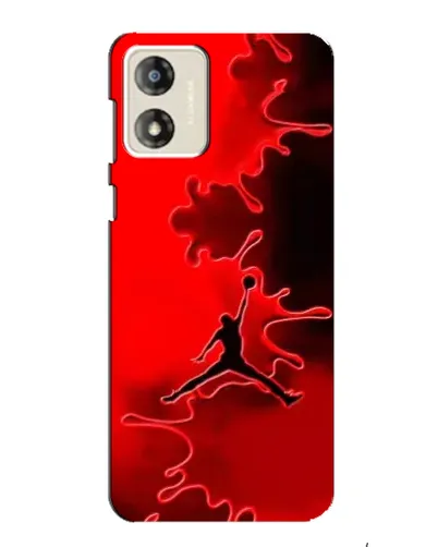 Чехол для Motorola MOTO E13 с картинкой «Jordan Red Smoke»