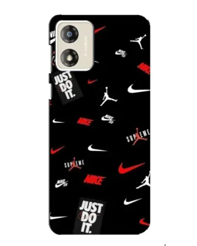 Чехол для Motorola MOTO E13 с картинкой «Nike Mix Pattern»