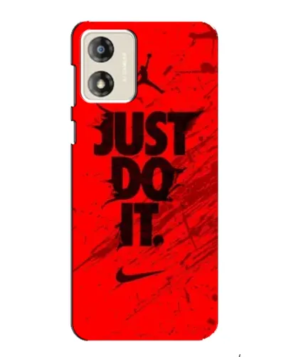 Чехол для Motorola MOTO E13 с картинкой «Nike Just Do It»