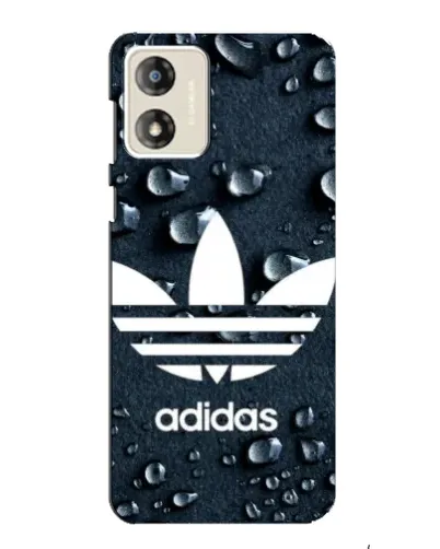 Чехол для Motorola MOTO E13 с картинкой «Adidas Trefoil Blue»