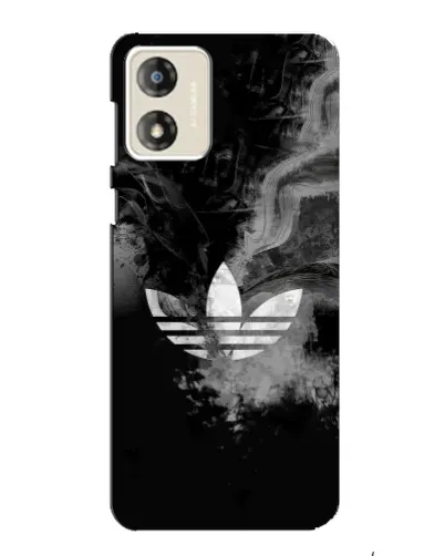 Чехол для Motorola MOTO E13 с картинкой «Абстрактный дым Adidas»