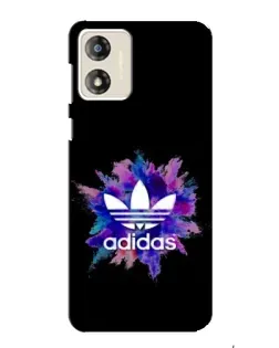 Чехол для Motorola MOTO E13 с картинкой «Взрыв красок Adidas»