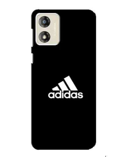 Чехол для Motorola MOTO E13 с картинкой «Черная классика Adidas»