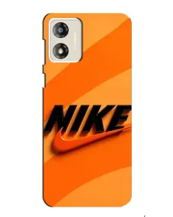 Чехол для Motorola MOTO E13 с картинкой «Оранжевый драйв Nike» Чехол для Motorola MOTO E13 с картинкой «Оранжевый драйв Nike»