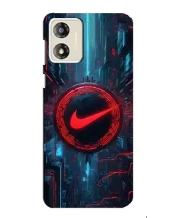 Чехол для Motorola MOTO E13 с картинкой «Техногенный стиль Nike» Чехол для Motorola MOTO E13 с картинкой «Техногенный стиль Nike»