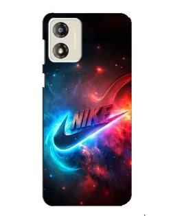 Чехол для Motorola MOTO E13 с картинкой «Огненный логотип Nike» Чехол для Motorola MOTO E13 с картинкой «Огненный логотип Nike»
