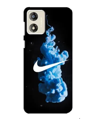 Чехол для Motorola MOTO E13 с картинкой «Nike и синий дым» Чехол для Motorola MOTO E13 с картинкой «Nike и синий дым»