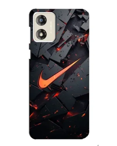 Чехол для Motorola MOTO E13 с картинкой «Nike — эффект разломов» Чехол для Motorola MOTO E13 с картинкой «Nike — эффект разломов»